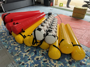 Personalizado Durable PVC inflable largo agua piscina carril marcador <span class=keywords><strong>boya</strong></span> pontones tubos para Waterpark línea de natación - Product Image 4