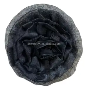Neue Mode günstig klein minimal schwarz 29 cm 3D Stoff Rose Blume Fleck nähen auf applikation für Kleid