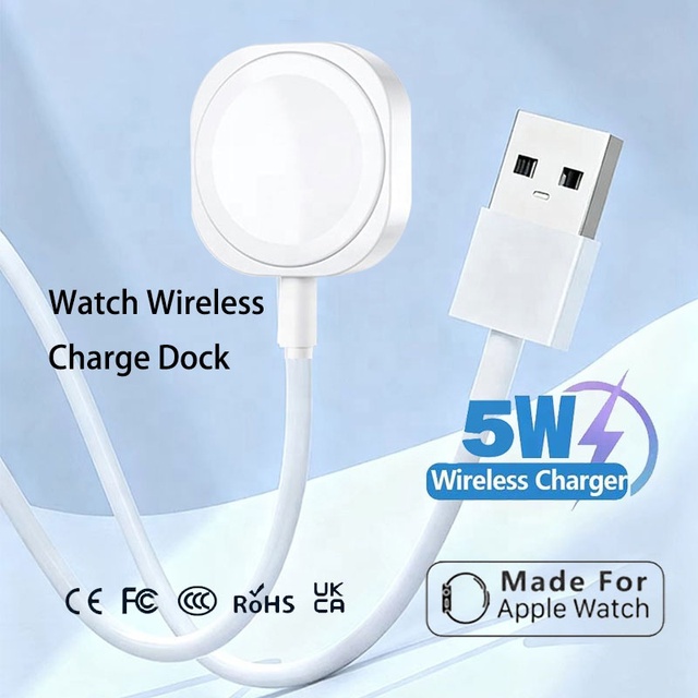 2026 New Magnetic Portable Fast Charging Cable USB Type c Charger Adapter for Apple Watch Wireless Charger