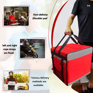 Bolsas de Reparto de Comida para Motocicleta de Nuevo Diseño, Bolsa Refrigerante Desechable de Papel de Aluminio Aislante - Product Image 6