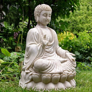 Statua di <span class=keywords><strong>Buddha</strong></span> in Marmo, Scultura per Decorazione Esterna da Giardino, Prodotta in Cina - Product Image 2