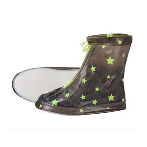 מכירת הטוב ביותר לנשים עמיד למים של גשם עמיד למים נעליים אופנתיות מעופות גשם גבוהה - Product Image 5