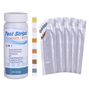 Strip uji akuarium 6 in 1-<span class=keywords><strong>Kit</strong></span> pengujian air cepat & akurat untuk PH, CL2, nitrit, nitrat, karbonat, kekerasan Total - Product Image 5