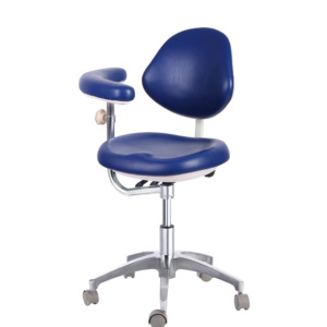 Tabouret dentaire, mobilier de clinique, tabouret ergonomique pour fauteuil dentaire avec dossier, tabouret médical pour assistant dentaire - Product Image 4