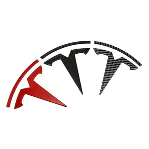 Cubierta para el Logotipo del Maletero Delantero del Tesla Model Y 3, Adhesivos, Emblemas, Accesorios para Automóviles de ABS, 1 Año de Garantía, 120 mm - Product Image 5