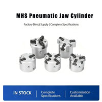 Cylindre pneumatique à doigts de haute qualité série MHS, pince pneumatique à 2, 3 ou 4 mâchoires pour l'automatisation