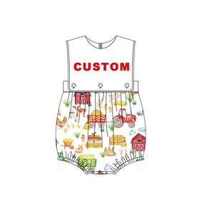 बच्चे सर्दियों के जम्पसूट कस्टम पैटर्न पोशाक के साथ छोटे सिबिंग मिलान कस्टम कढ़ाई बुलबुला कस्टम रोपर लड़कों के कपड़े - Product Image 4