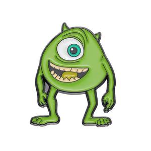 Broche en métal monstre borgne vert dessin animé épingle de revers de coulée élégante pour accessoires vestimentaires pour la fête nationale de noël - Product Image 5