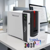 Kualitas Cetak 600dpi yang Luar Biasa, Pilihan Cetak Dua Sisi, Printer Kartu ID Agilia Retransfer - Tersedia