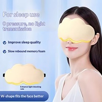 Masker Mata Tidur 3D Bentuk Awan dari Busa Memori Lembut, Dapat Disesuaikan, Anti Cahaya, Bernapas, Desain Kompres Dingin, Logo Warna Kustom, Empat