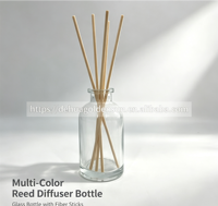 Bouteille d'aromathérapie en verre blanc de 100 ml, style baïonnette simple, diffuseur à bâtonnets, désodorisant d'intérieur, parfum pour la maison et l'air ambiant de voiture