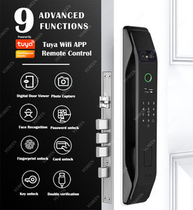 بطاقة رقمية ذكية بتقنية Tuya للوجه من تطبيق Tuya بتقنية التعرف الإلكتروني على كلمات المرور بتقنية Wifi قفل نقر - Product Image 2