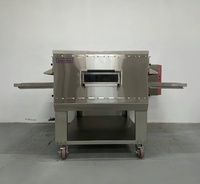 Four à pizza à gaz avancé avec chauffage assisté par air, grande capacité, à bande transporteuse