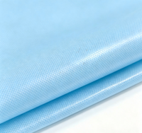 Film de protection PE bleu ciel gaufré à motifs diamantés pour patchs chauffants et pansements médicaux