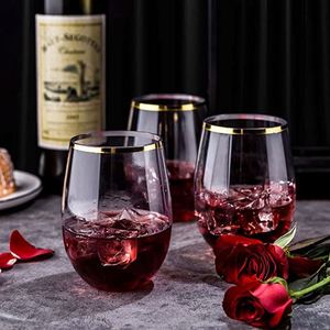 Copas de Cóctel Personalizadas al por Mayor para Recepciones de Boda y Fiestas, 16 oz, 20 oz, Copas de Vino de Plástico Transparente para Bar, Copas de Champán sin Tallo - Product Image 4