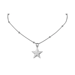 Wholesale Fashion Classic Five-pointed Star Pendant Necklaces Stainless Steel Jewelry