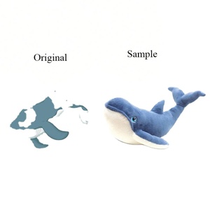 CustomPlsuhMaker Com Toyseei Jouet en peluche baleine personnalisé pour enfants, animaux en peluche mignons et doux, doudou, vente en gros directe usine - Product Image 1