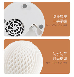 Diffuseur d'arômes électrique USB mini puissant pour la maison, humidificateur d'air, diffuseur de parfum en forme de lune, anti-fuite d'eau - Product Image 2