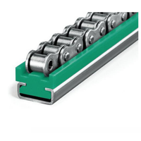 Rail de guidage linéaire Uhmwpe à bas prix avec piste de courbe de pantoufle Guides de chaîne à rouleaux en plastique respectueux de budget