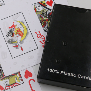 Wholesale Customizable smoothness Poker Cards Custom Design 100% PVC Plastic Waterproof Poker Playing Cards with good elasticity - Product Image 3