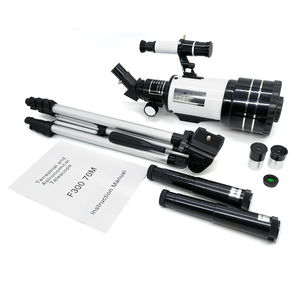Télescope astronomique réfracteur portable de 70 mm d'ouverture et 300 mm pour adultes, enfants et débutants en astronomie avec trépied - Product Image 6