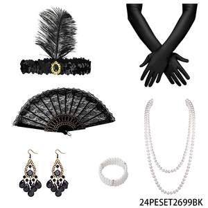 Ensemble d'accessoires PESENAR <span class=keywords><strong>années</strong></span> 1920, 6 pièces : Ensemble vintage des <span class=keywords><strong>années</strong></span> <span class=keywords><strong>folles</strong></span> pour <span class=keywords><strong>les</strong></span> fêtes, <span class=keywords><strong>les</strong></span> événements rétro et <span class=keywords><strong>les</strong></span> costumes nostalgiques - Product Image 2