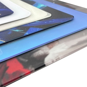 Custom Glass Gaming Mouse Pad <b>Speed</b> Surface Esports Tempered Glass Mousepad with Smooth Low-Friction Surface - Product Image 2