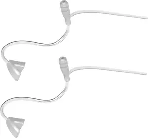 Molde de tubos pré-dobrados para aparelho auditivo, tubos pré-dobrados de 3.2 e 3.5x2mm, molde de tubos pré-dobrados, compatível com a maioria dos aparelhos auditivos