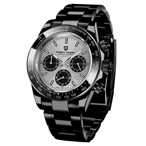 PAGANI DESIGN PD-1644 orologio al quarzo da <span class=keywords><strong>uomo</strong></span> di marca movimento giapponese cinturino in <span class=keywords><strong>acciaio</strong></span> inossidabile calendario automatico orologio da <span class=keywords><strong>uomo</strong></span> impermeabile - Product Image 2