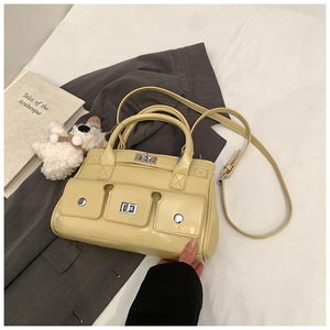 Bolsos de Noche de Cuero PU con Cuentas y Pedrería en 6 Colores, Hechos a Mano, con Cadena Metálica, Bolsos de Hombro, Bolsos de Mano con Bordado de Diamantes, Estilo Preppy para Mujer - Product Image 3