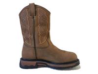 Bottes de cow-boy imperméables à embout d'acier, chaussures de sécurité industrielles pour hommes, chaussures de travail de protection EH, bottes de travail de construction, bottes western
