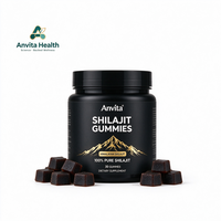 Gummies de Shilajit Pur de l'Himalaya Marque Blanche – Énergie, Vitalité, Acide Fulvique – Complément Herbal pour Hommes