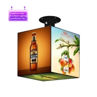 Kreativer Magic Cube P2.5 Indoor 6-seitiger 320x320mm LED-Würfel-Display, Videowand, Beleuchteter Würfel