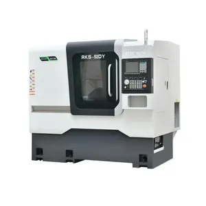 Full Automatic Metal Lathe and Milling Machine With Axis-Y CNC Lathe Slant Bed