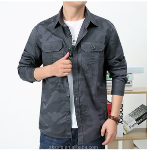 <span class=keywords><strong>Chemise</strong></span> <span class=keywords><strong>Cargo</strong></span> Camouflage à Manches Longues et Bouton Unique pour Homme, Durable et Élégante, Idéale pour les Aventures Printanières en Extérieur, <span class=keywords><strong>avec</strong></span> Fonction Séchage Rapide - Product Image 3