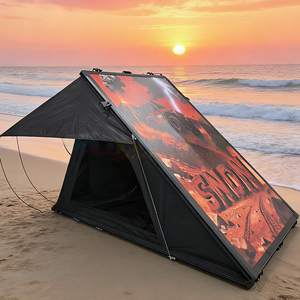 Carpa de Techo Rígida de Aleación de Aluminio, Carpa de Techo de Poliéster Oxford, Impermeable, Transpirable, con Fibra de Carbono, para Camping - Product Image 1