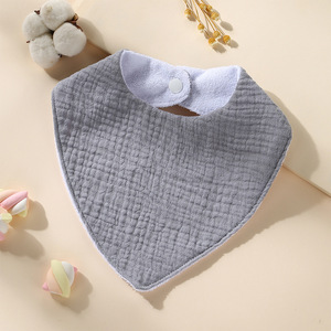 Baberos Triangulares de Muselina de Algodón Impermeables para Bebés Recién Nacidos, <span class=keywords><strong>con</strong></span> Estampados, Toallas para Saliva, Paños Absorbentes para Bebés - Product Image 6