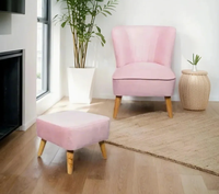 Chaise d'appoint en tissu de lin multicolore moderne nordique pour bureau à domicile chaise en polyuréthane de loisirs contemporains pour meubles de maison
