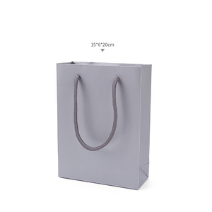 Custom Printed Fashionable Shopping Bag with Ribbon Handle for Promotion Business & Shopping Use-Art <b>Paper</b> <b>Packaging</b> - Product Image 4