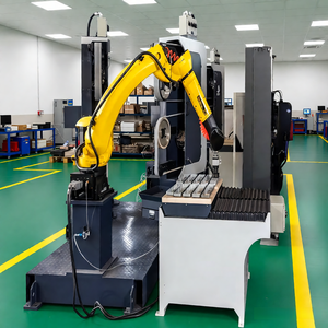 Industrial Precision Servo Motor Grinding Robot Arm Round Edge Abrasive Polishing Machine Hardware Surface Buffing Equipment - Product Image 1