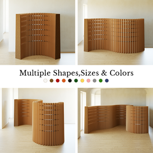 Pantalla Plegable de Papel Resistente y Elástica Spazepaper, Divisor de Espacios Estético <span class=keywords><strong>para</strong></span> <span class=keywords><strong>Oficina</strong></span>, Sala de Exposiciones, Tienda - Product Image 3
