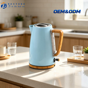 เครื่องชงชาไฟฟ้าขนาด 1.7 ลิตร กาต้มน้ำสแตนเลส 2200W เครื่องทำน้ำร้อนสำหรับบ้าน สำนักงาน ห้องครัว ชงเครื่องดื่ม - Product Image 1