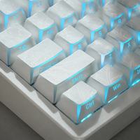 Clavier mécanique Zornher ZH980 Cloud Feather Emerald RGB rétroéclairé avec pavé numérique USB Type-C sans fil 2,4 GHz