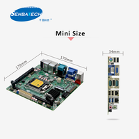 ITX-H81R1 2 Lan semua dalam satu Motherboard komputer Mini Itx harga dengan LGA1150 1 * VGA, 2 * HD,6 * COM(RS485/RS422)
