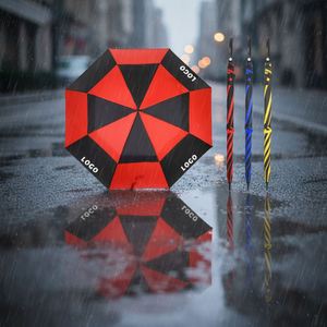 Parapluies de golf personnalisés pour hommes, grand format, à double couche, ventilés, résistants au vent, avec logo de l'entreprise - Product Image 2