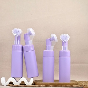 60ml 100ml 5oz 150ml mặt tạo bọt dầu gội Mousse mặt làm sạch xà phòng Dispenser nhựa bọt bơm chai với Silicone bàn chải - Product Image 1