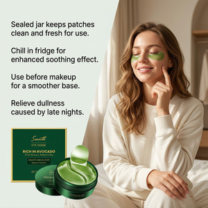 Mascarilla para Ojos de Aguacate, Ligera y Ajustada, Nutre el Área de los Ojos, Mejora la Sequedad, Cuidado Diario de la Piel de los Ojos en Casa - Product Image 4