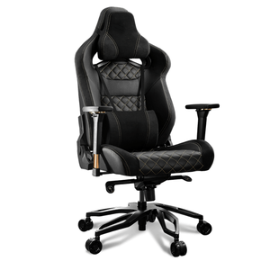 <span class=keywords><strong>Chaise</strong></span> de jeu SCougars de luxe en PVC respirant Royal ARMOR PRO Sillas Gamer en alliage d'aluminium doré magnétique 4D avec accoudoir - Product Image 2