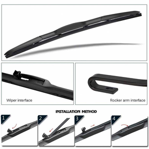 Spazzola tergicristallo ibrida in gomma naturale a tre sezioni per Skoda Civic HR-V Accord Fit CR-V, <span class=keywords><strong>tergicristalli</strong></span> universali - Product Image 2