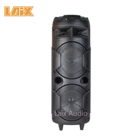 Bafle 2x8 "Flamme Lumière NOUVEAU Party Box Haut-Parleur Extérieur BIue Tooth Lighting Haut-Parleur avec USB TF FM MIC Entrée et Batterie